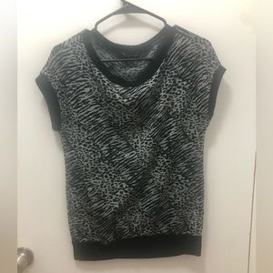 Animal print top. Size medium.